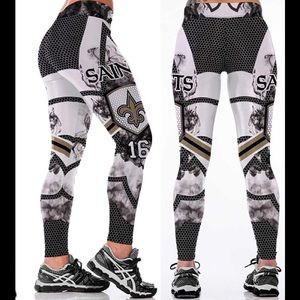 New S/M NFL Saints Leggings